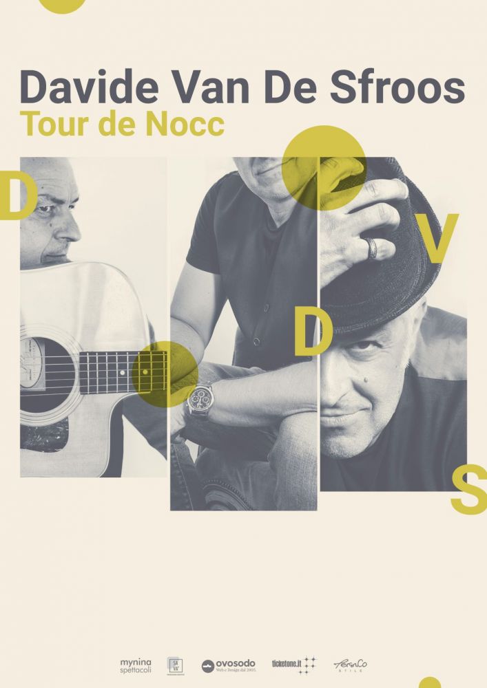 DAVIDE VAN DE SFROOS DAL 29 DICEMBRE IN TOUR NEI TEATRI CON “TOUR DE NOCC”
