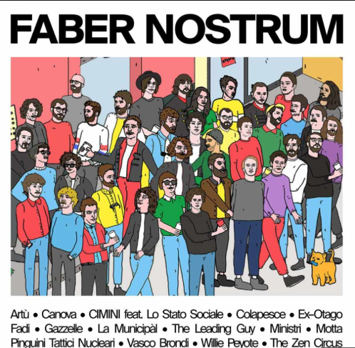 Da oggi disponibile in pre-order  FABER NOSTRUM  il disco tributo a FABRIZIO DE ANDRÉ