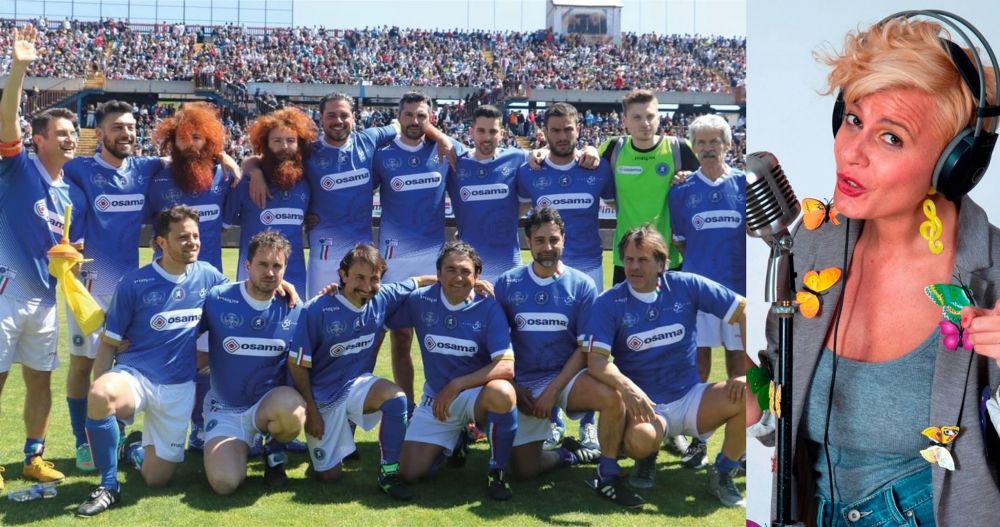 NAZIONALE ARTISTI TV INAUGURA CENTRO SPORTIVO GIANNI BRERA