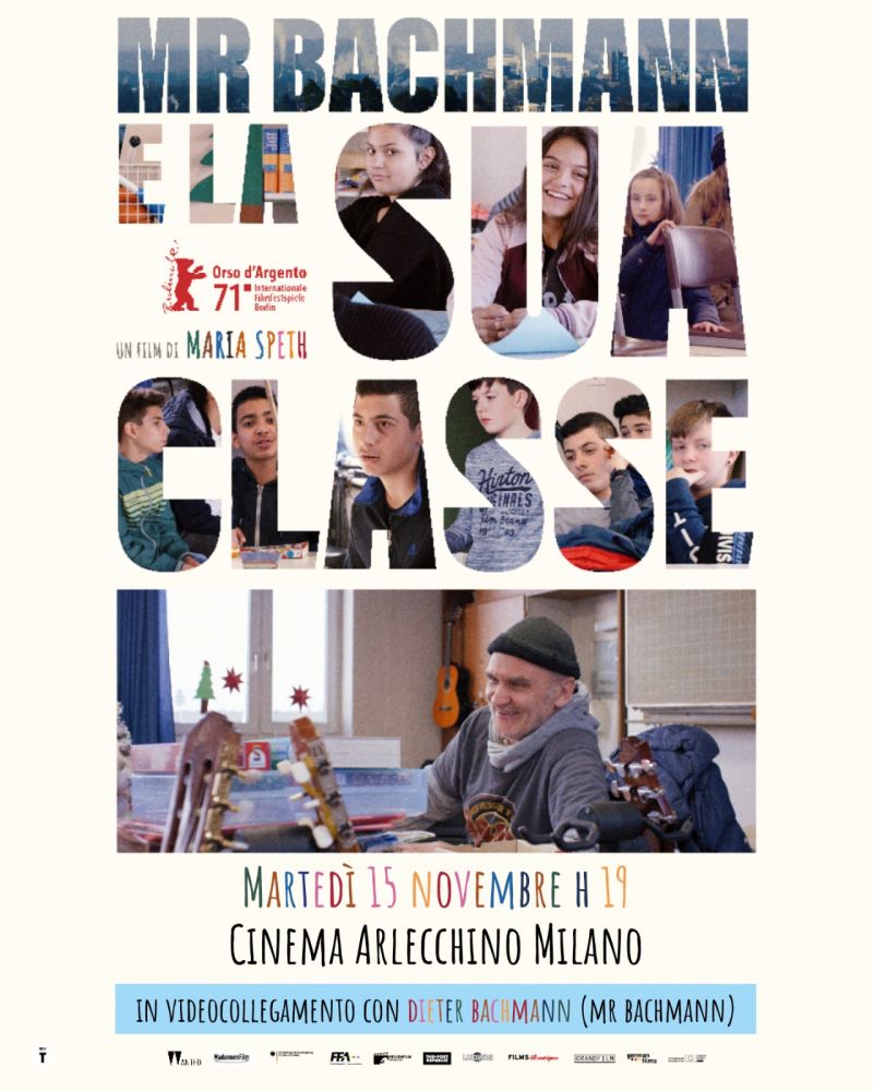 Martedì 15 novembre alla Cineteca Arlecchino di MILANO proiezione speciale di “MR BACHMANN E LA SUA CLASSE”, il docu-film di Maria Speth