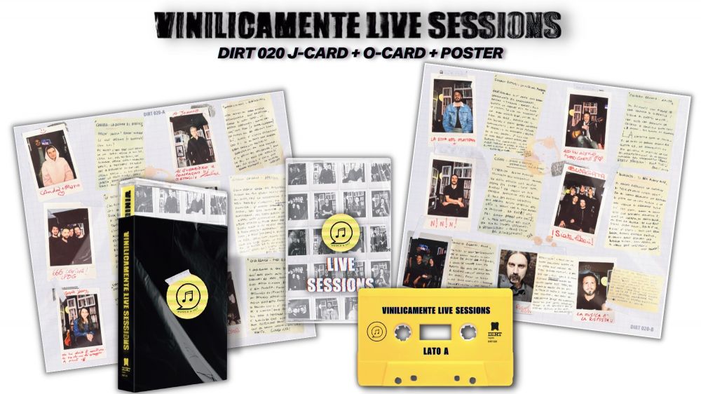 VinilicaMente x Dirt Tapes - Arriva la compilation in cassetta Live Sessions