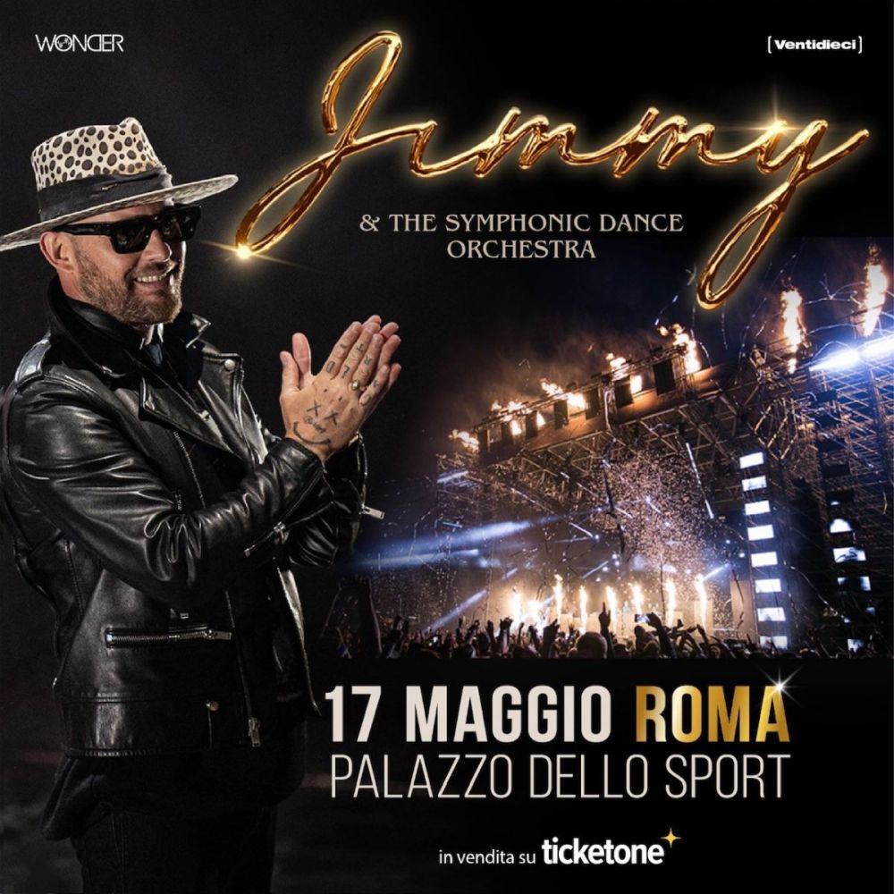 JIMMY SAX - Il 17 maggio 2024 al Palazzo dello Sport di ROMA con la THE SYMPOHINC DANCE ORCHESTRA