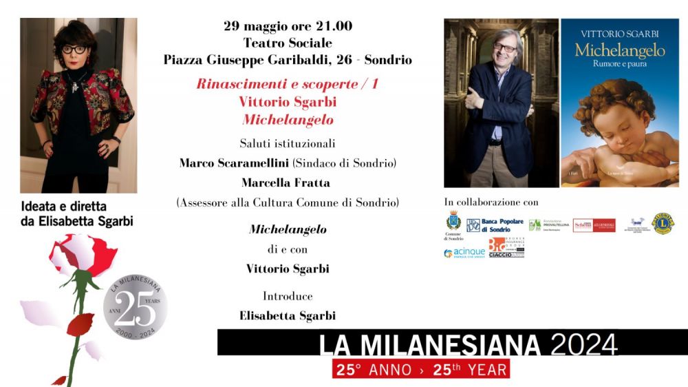 LA MILANESIANA - "MICHELANGELO" CON SGARBI