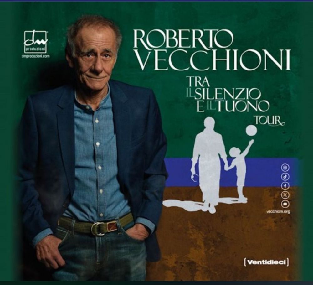 Roberto Vecchioni, professore in tour